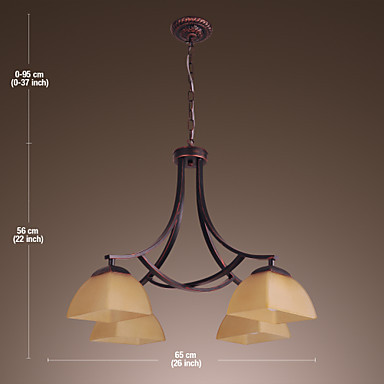 90v-220v european style led chandelier lamps 4 lights home lighting chandeliers for dinnig living room