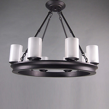 90v-220v oil rubbed bronze lighting led chandelier with 8 lights home chandeliers for dinnig living room lustres