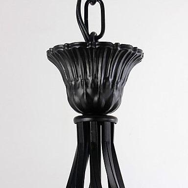 ac110v-220v black modern led chandelier with 5 lights lamps chandeliers home lighting for dinnig living room