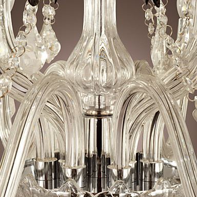 ac110v-220v glass led modern crystal chandelier with 12 lights, lustre de crystal,lustres de cristal - Click Image to Close