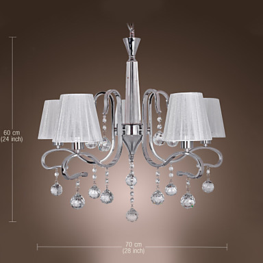 ac110v-220v led chandelier modern crystal home chandeliers with 5 lights, lustres de crystal,lustre de cristal