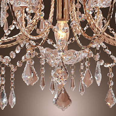 ac110v-220v led elegant modern crystal chandelier with 9 lights, lustre de crystal,lustres de cristal
