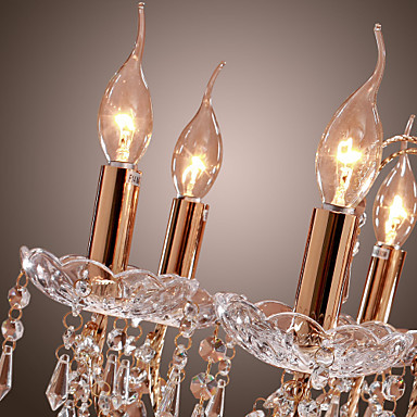 ac110v-220v led elegant modern crystal chandelier with 9 lights, lustre de crystal,lustres de cristal