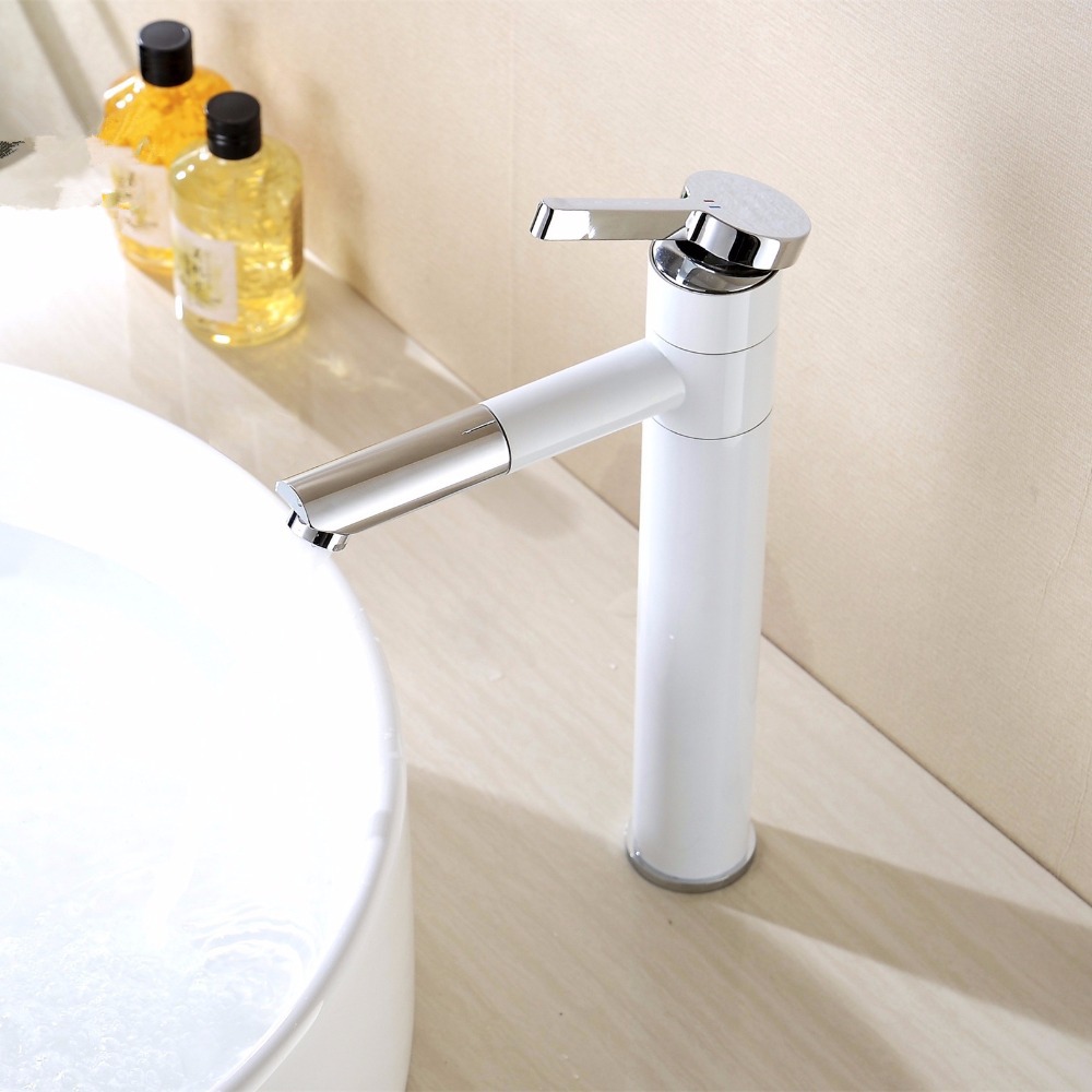 ! 360 degrees rotating faucet the classic white tap,bathroom faucet torneira basin mixer /crane lt-701b