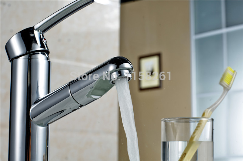 copper chrome waterfall bathroom faucet bathroom basin and cold mixer tap brass lavatory tap 518