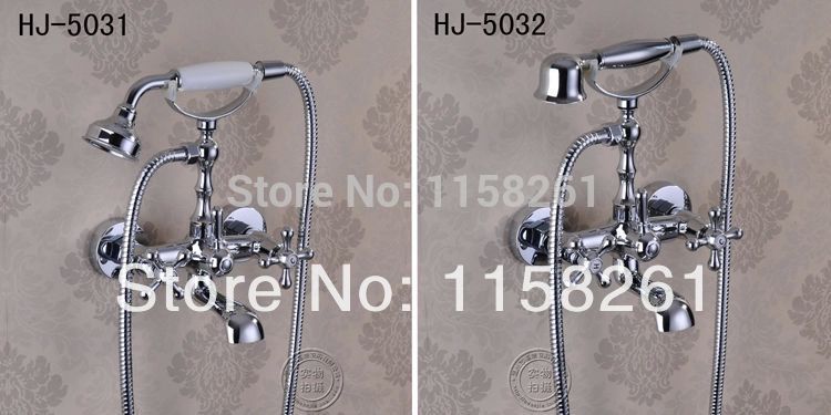 new luxury beautiful and cold device polished chrome wall mounted faucet bathroom mixer tap hj-5032