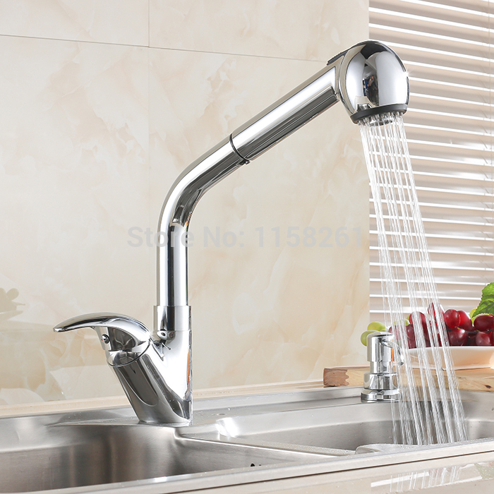 withdrawing all copper basin faucet and cold stretch retractable nozzle shampoo basin washbasin faucet al-5302l