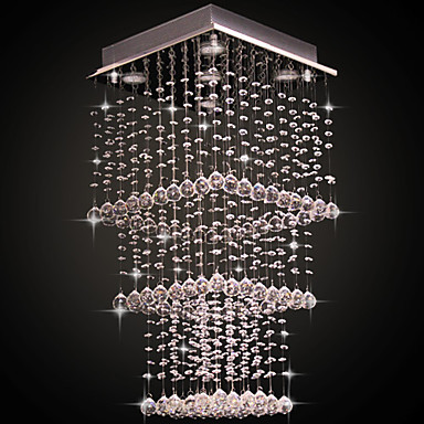 flush mount modern crystal led ceiling light lamp with 5 lights for living room ,lustres de sala