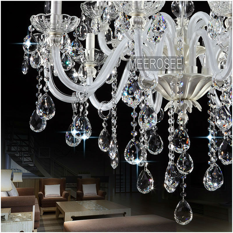white chandelier authentic all crystal chandelier lighting big chandelir lustre with 15 lamps for el lobby md8340