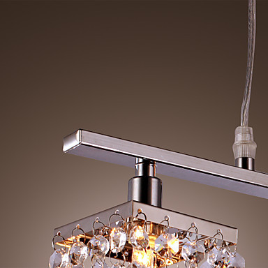 25w g9 fashionable led modern crystal pendant light lamp with 3 lights, lustres e pendentes ,lustre de cristal