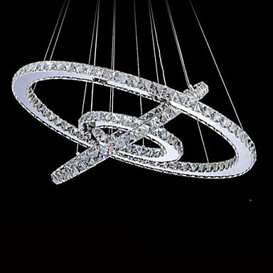 60cm led modern crystal pendant light lamp for home lighting,lamparas lustre de cristal sala teto e pendentes luz