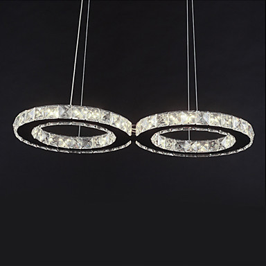 crystal bulb included modern led crystal pendant light lamp , concise modern metal plating