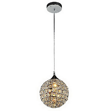 luminaria led bright 1 light modern crystal pendent lights lamp , lustres e pendentes luz,lustre de cristal
