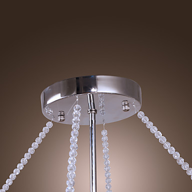 luxury stylish led modern crystal pendant lamp light with 6 lights for living dinning room,lustres de cristal sala teto