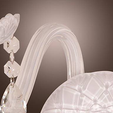crystal led wall lamp light with 2 lights wall sconce