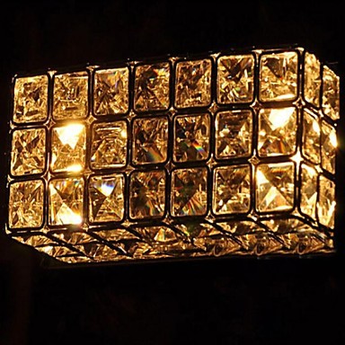 lustre 6w k9 crystal modern led wall lamps light with 2 lights for home lighting,lustres wall sconce