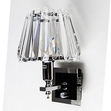 lustre,arandela modern led crystal wall lamp lights with 1 light for bedroom living room wall sconce