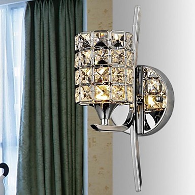 wall sconce modern 3w led creative crystal wall lights lamp with 1 light for home lighting