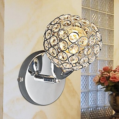 wall sconce modern led crystal wall light lamp for home lighting mini circular