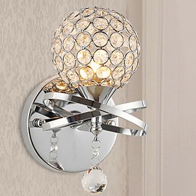 wall sconce simple modern 3w led crystal wall lights lamp for home lighting
