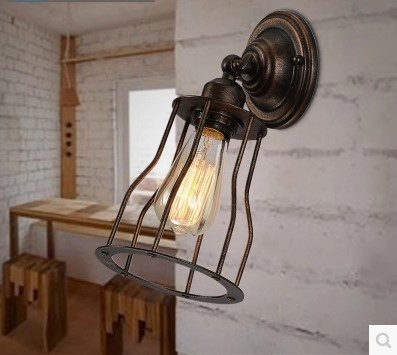 60w american loft style vintage wall lamp industrial wall light edison wall sconce arandela lamparas de pared