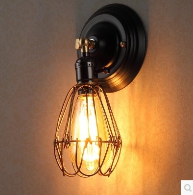 60w retro loft style vintage wall light for home industrial lamp, edison wall sconce lamparas de pared