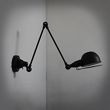 retro loft industrial led vintage wall lamp light with long arm , wall sconce arandela de pared
