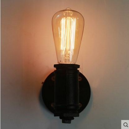 retro loft style industrial lamp vintage wall lamp lights for home edison wall sconce,pipe lamp arandelas de pared