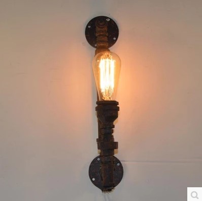 water pipe lamp vintage industrial wall lamp lights for home in american country retro loft style edison wall sconce