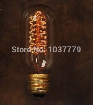 1910 t45 tungsten 220v 40w e27 antique edison bulb/vintage edison bulb decorate pendant light bulb for living room