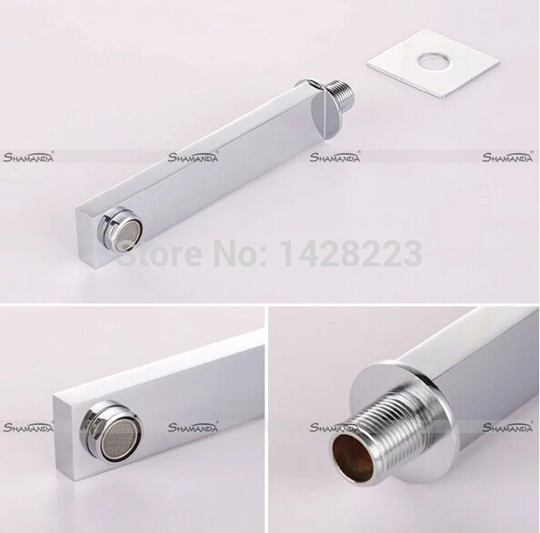brass below tub spout wall mounted chrome finished shower faucet spout