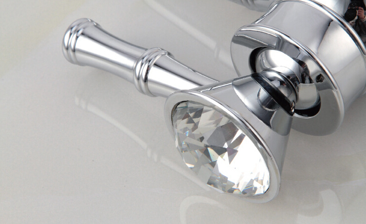 bathroom faucets crystal handles tall faucet for bathroom basin sink chrome single handle water tap