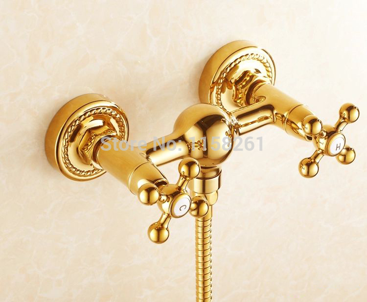 antique copper shower set fashion quality copper shower bathroom sanitary ware shower set hj-6758