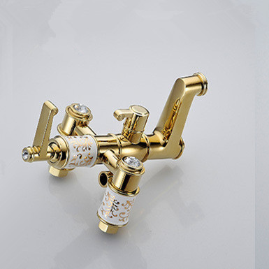 brass golden/gold plating shower mixer set,shower faucet,rainfall shower set,bathroom tap yls5896-a
