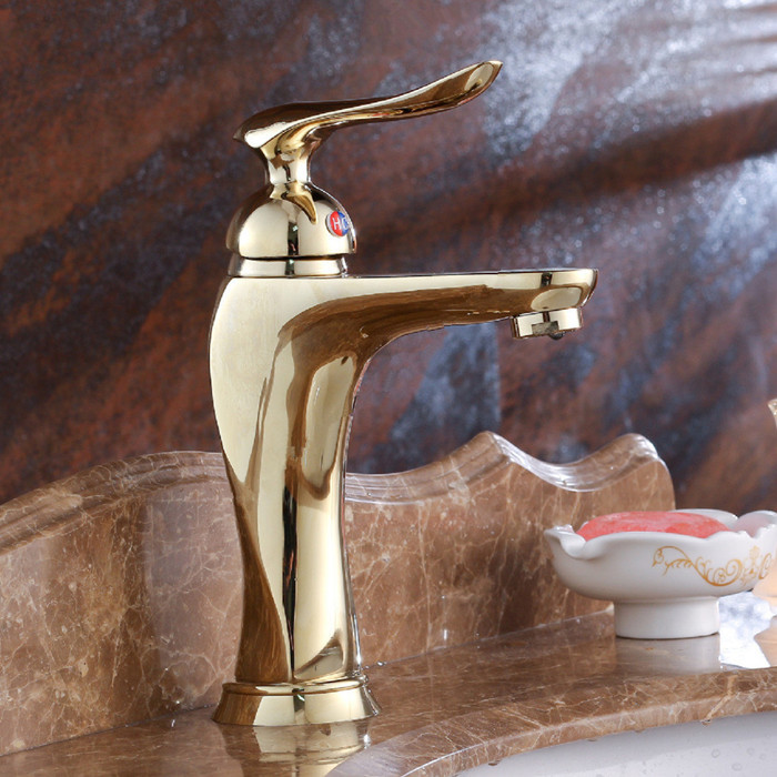 2015 new arrival whole luxury bathroom faucet,deck mounted brass golden bathroom basin tap faucet lx-2149