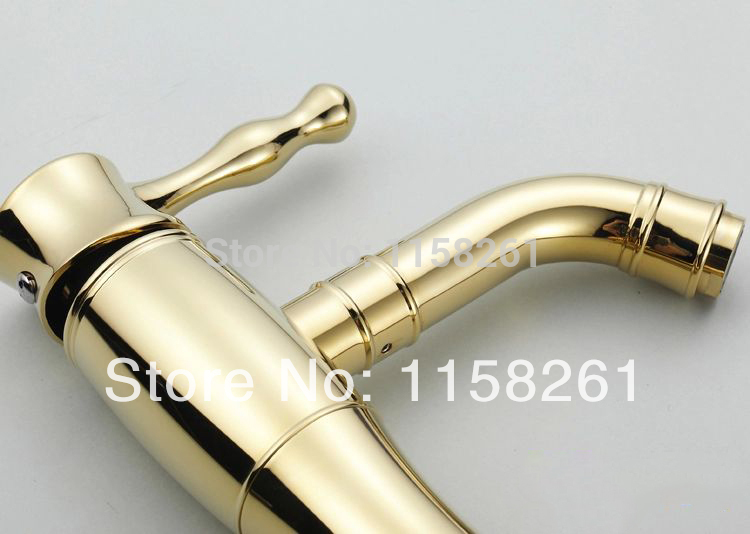 modern gold faucet,gold bathroom faucets,gold finish basin faucets,gold color bathroom sink faucet hj-9014k