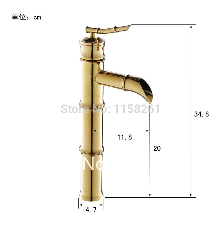 modern golden surface bathroom sink faucet soild brass mixer tap bath mixer bathroom faucet basin mixer hj-6662k