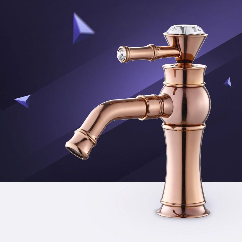 new fashion novelty solid brass bathroom basin faucet single handle basin mixer banheiro torneira 324