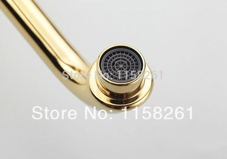 golden brass kitchen faucets kitchen tap faucets single hand and cold wash basin mixer water tap hj-6707k