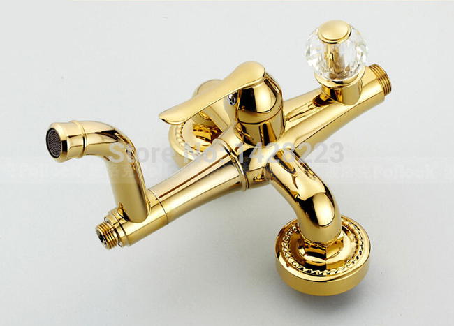 luxury fashion rainfall shower faucet single handle adjust height shower mixer tap with handshower