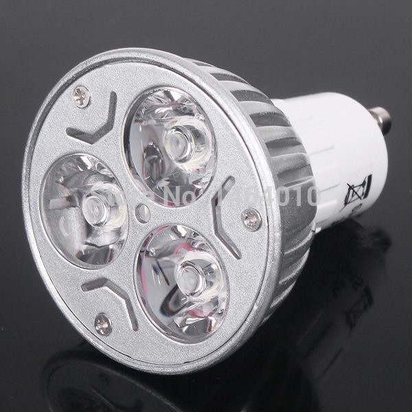 10pcs high power cree led lamp dimmable gu10 9w 110-240v led spot light spotlight led bulb downlight lighting