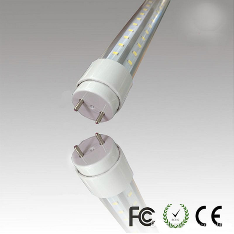 25pcs v shape led tube 5ft 4ft 3ft 2ft high lumens t8 led tube lights 270degree beam angle g13 base led lighting ac 85-265v