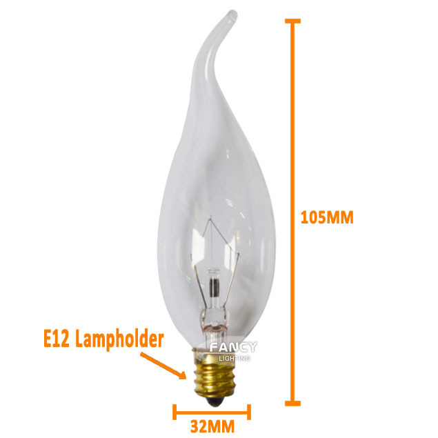 5pcs/lot vintage edison bulb incandescent lamp bulb c35j&c35l e12 120/220v 25w40w antique light bulb for pendant lamp home decor