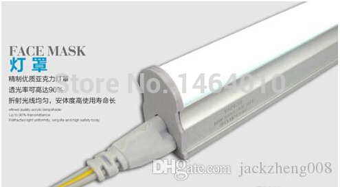 ac 85-265v t5 1200mm integrated 4ft led tube light lamp 96pcs smd 2835 high power 22w warm/natural/cool white