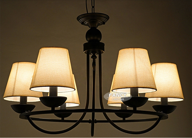 american country garden iron chandeliers light lampshade modern chandeliers lamp for european restaurant bedroom room home decor