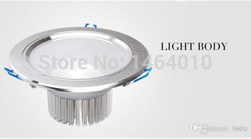 dimmable led downlight light 15w 1500lm recessed down lighting 110-240v led bulb lamp