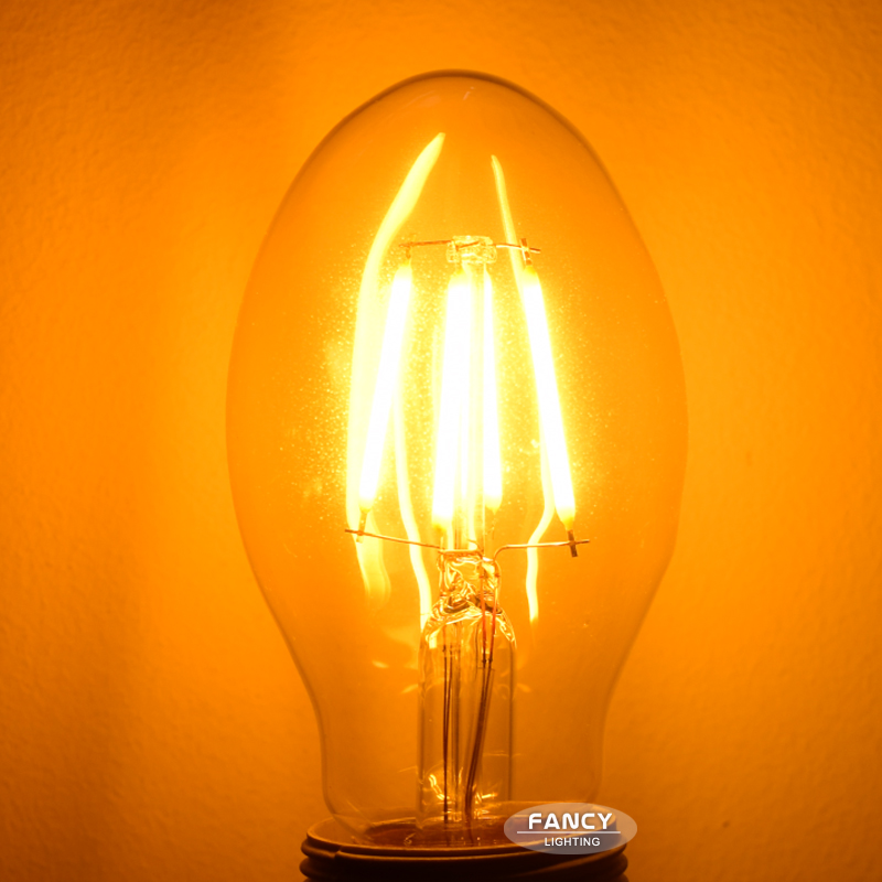 e27 led edison filament light bulb 110/220v 4w warm white bt53 led bulb 360 degree energy saving replace incandescent bulb decor