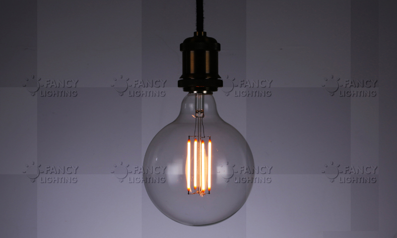e27 led edison filament light bulb g125 4w 110/220v 2300k led lamp 360 degree energy saving replace incandescent bulb home decor