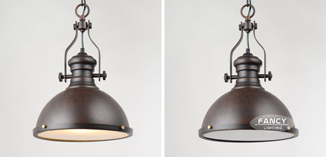 loft pendant light northern europe industrial vintage pendant lamp adjustable metal hanging lamp for bar home - lampara colgante