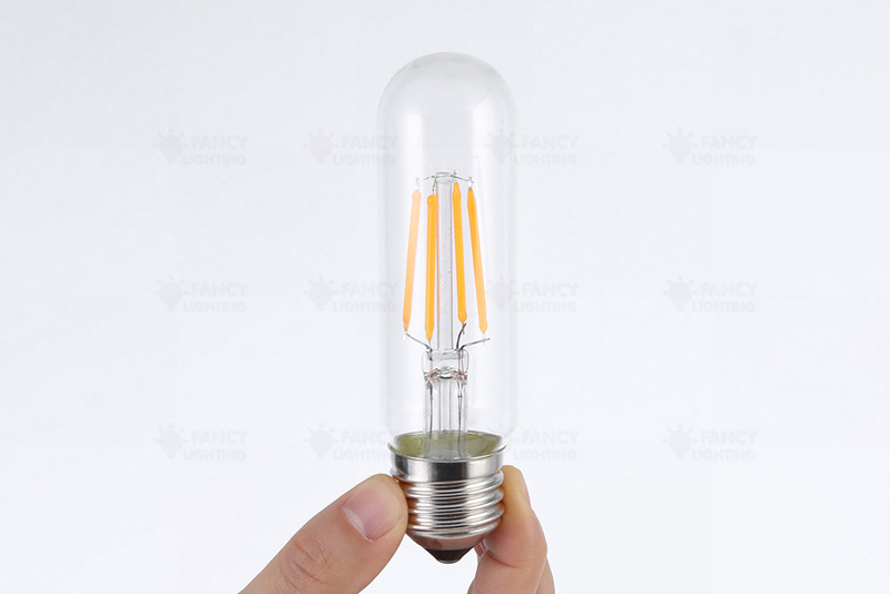 t30-125mm 2w4w dimmable led edison filament light bulb warm white e27 220v led tube bulb energy saving replace incandescent bulb